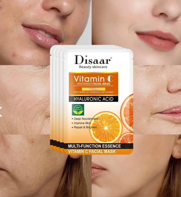 Mascarilla Facial Con Acido Hialuronico