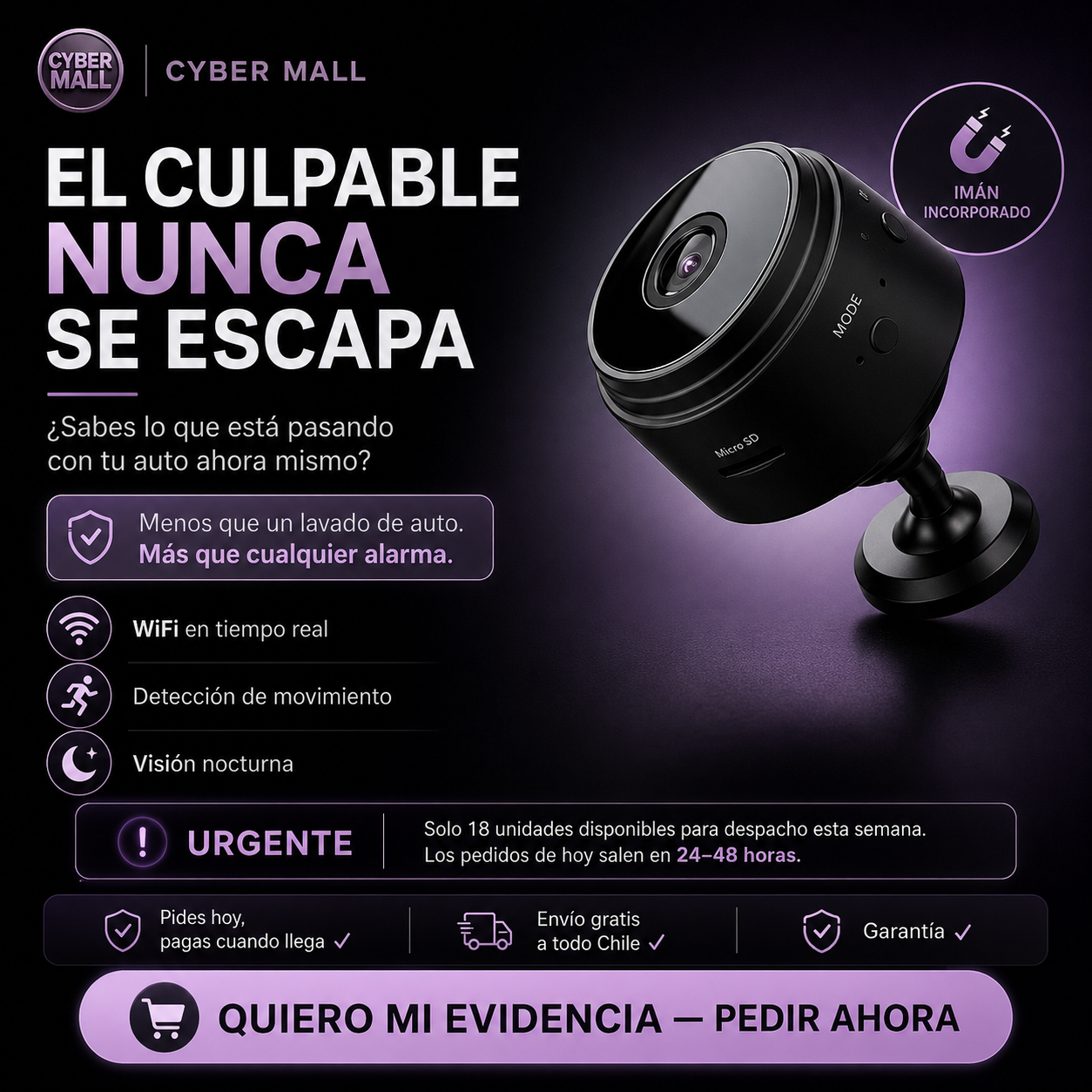 Mini camara Wifi - A9