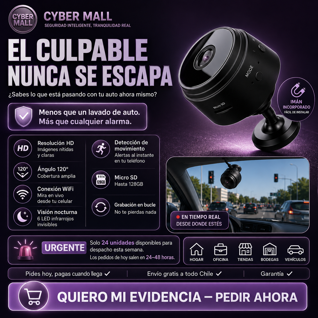 Mini camara Wifi - A9