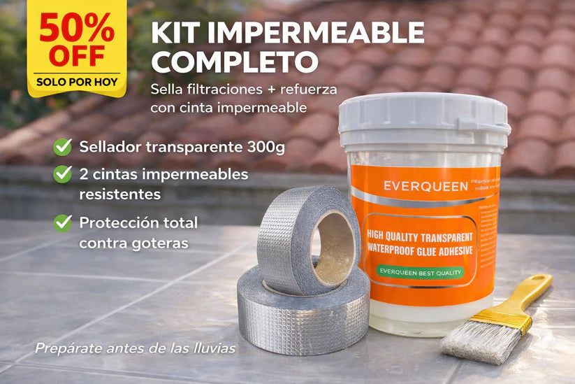 KIT SELLADOR +2 CINTA IMPERMEABILIZANTE