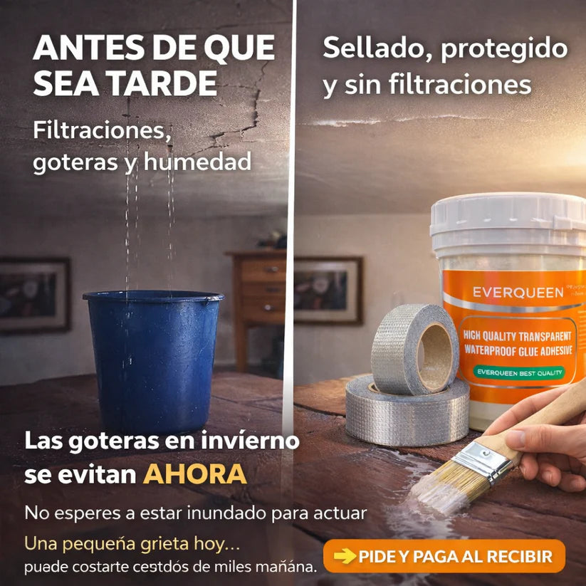 KIT SELLADOR +2 CINTA IMPERMEABILIZANTE