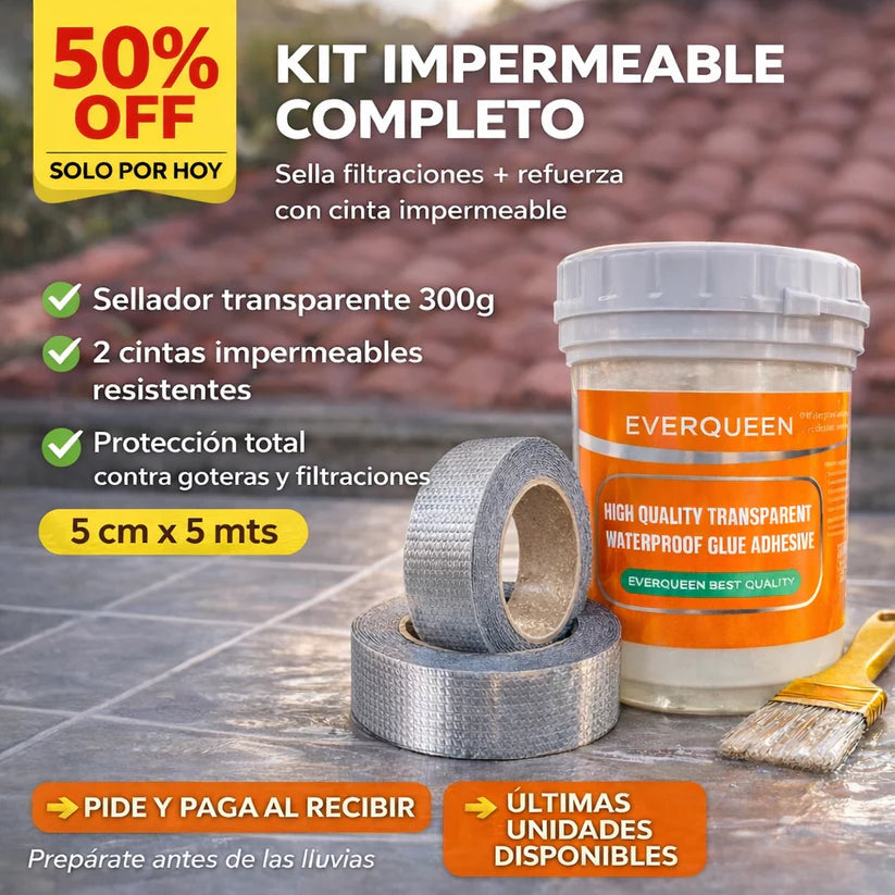 KIT SELLADOR +2 CINTA IMPERMEABILIZANTE