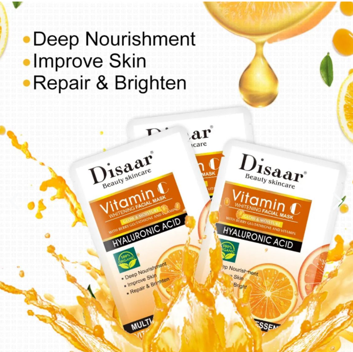 Mascarilla Facial Con Acido Hialuronico